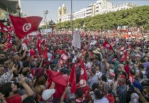 manifestation en Tunisie