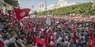 manifestation en Tunisie