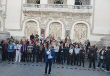 Manifestation du Front de Salut National à Tunis : la contestation s’installe sur l’avenue Bourguiba